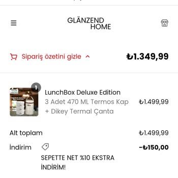 Çelik Termos Yemek Kabı Siparişinde Teslimat Sorunu