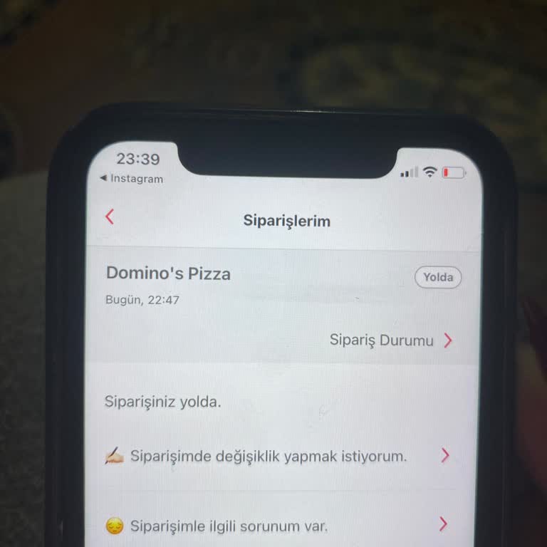 Teslimat Sorunu: Domino's Siparişim Nerede?