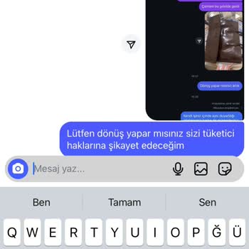 Başak Çanta'nın Yanıltıcı Hizmeti Ve İletişimsizliği