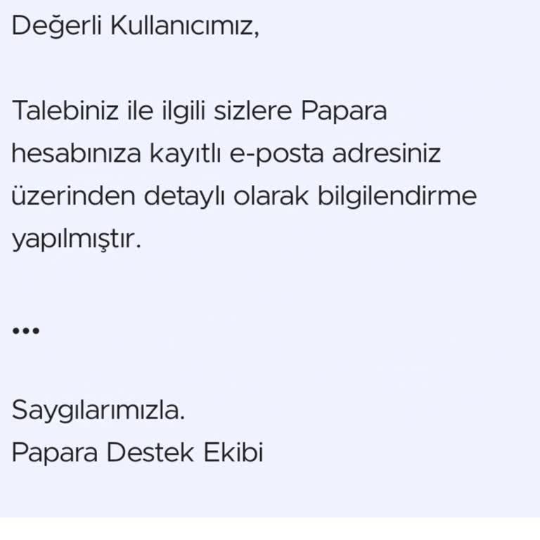 Papara'da Mağduriyet: 350.000 TL'lik Sorun