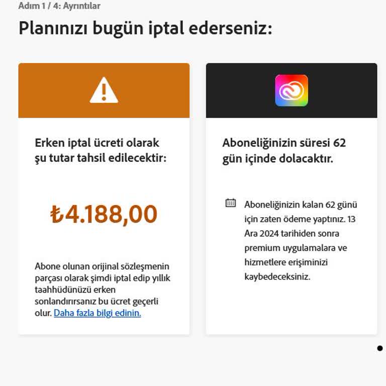 Yanlışlıkla Yenilenen Adobe Aboneliği Sorunu