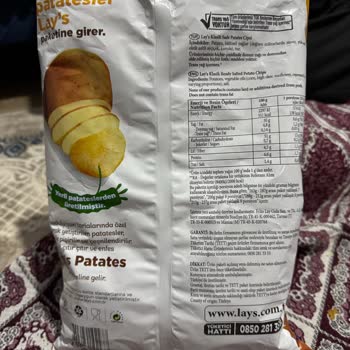 Lays Paketinden Çıkan Şaşırtıcı Madde