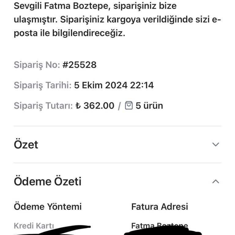 Kayıp Sipariş Ve İletişim Sorunu