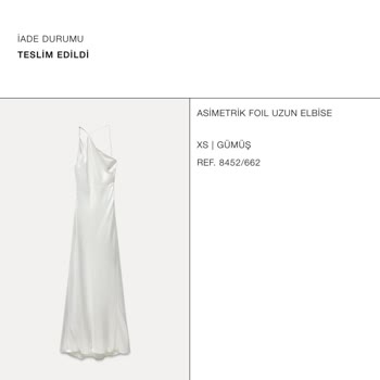 Zara'dan İade Sorunu Ve Kayıp Ürün