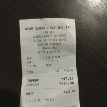 Saray Saç Tava Kötü Lahmacun Deneyimi Ve İlgisiz Hizmet