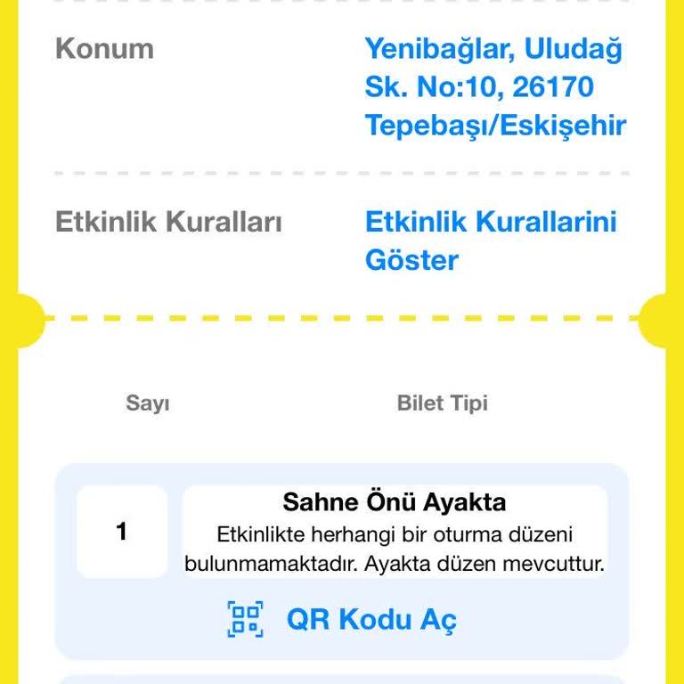 Konser Bilet Sorunları ve Mağduriyetler