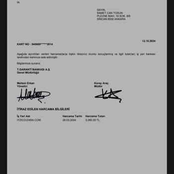 Ödeme Bekleyişi: Harcama İtirazı Sonuçsuz Kaldı