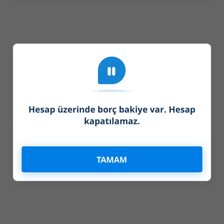 Denizbank Hesap Kapatma Sorunu: Borç Uyarısı Engeli