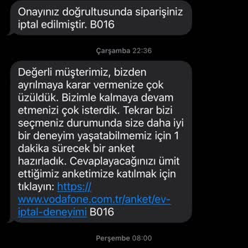 Vodafone Net Modem İadesi Ve Yanlış Fatura Mağduriyeti