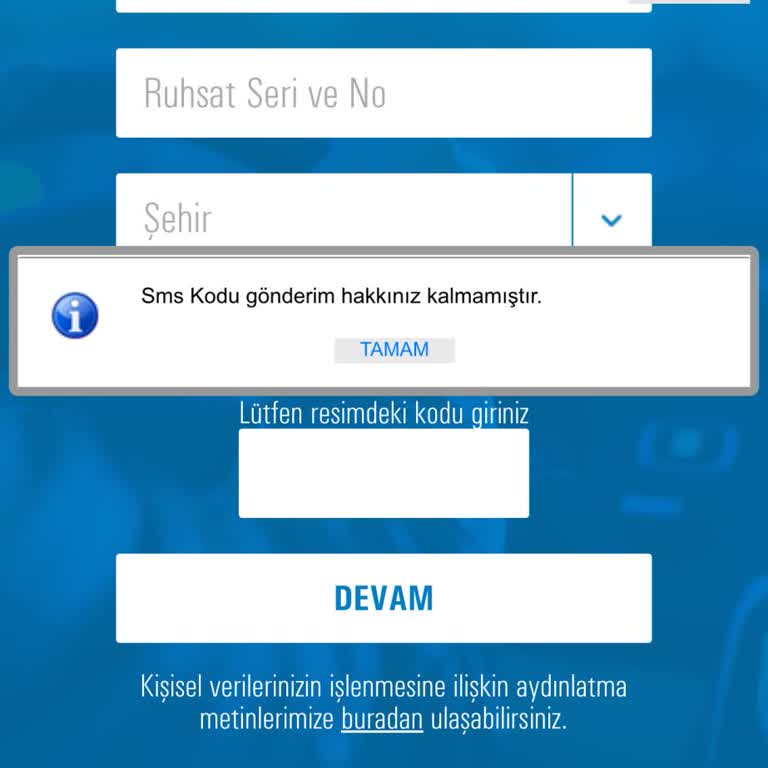 Tüvtürk Randevu Sistemi Sorunu Ve SMS Gecikmesi