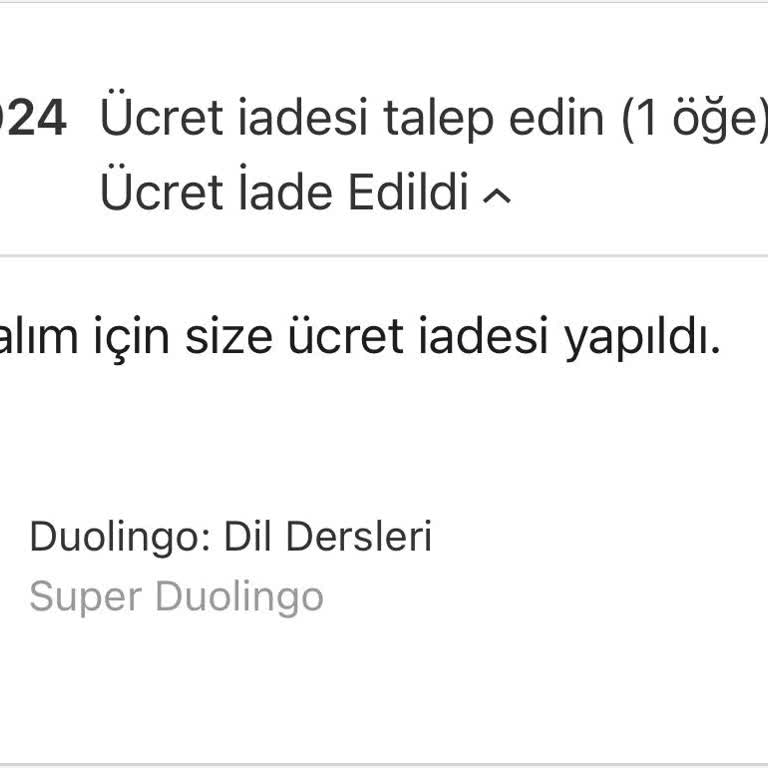 Apple Store'dan İade Edilen Para Hesabıma Yatmadı