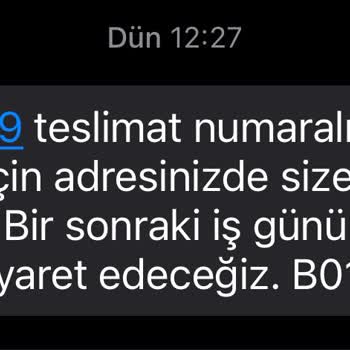 Kuryenin Yanlış Beyanı Ve Teslimat Sorunu