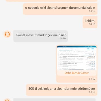 Trendyol GO Sipariş Sorunu Ve İade Belirsizliği