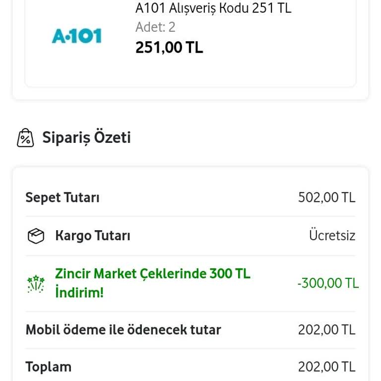 Vodafone Yanımda Uygulaması Limit Sorunu