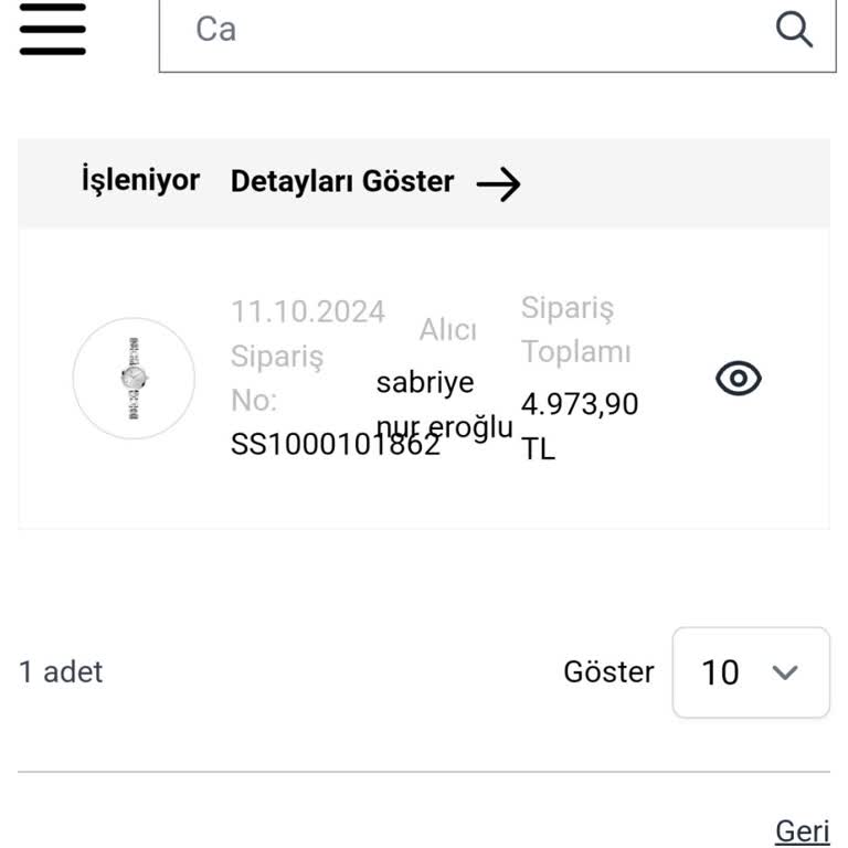 Sipariş Gecikmesi Ve Ulaşılamayan Müşteri Hizmeti