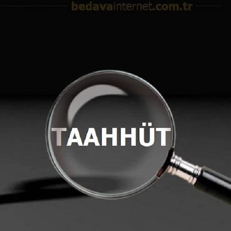 Taahhüt İptalinde Altyapı Mağduriyeti