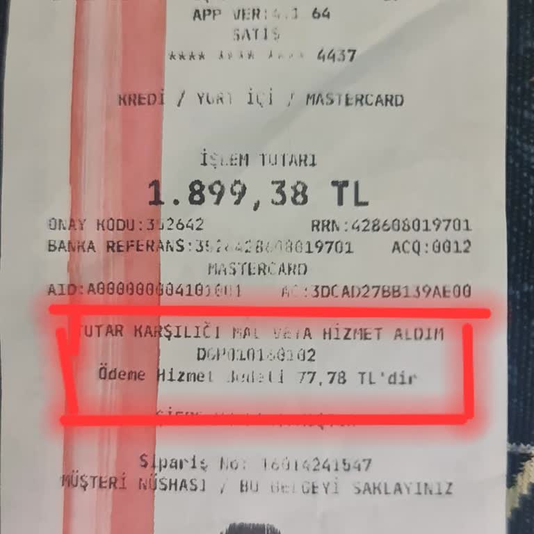 Tüvtürk'ün Kredi Kartı Hizmet Bedeli Haksızlığı