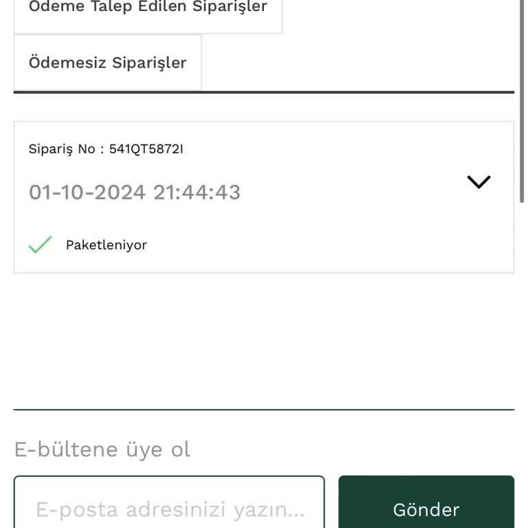 Sipariş Gecikmesi Ve İletişim Sorunları