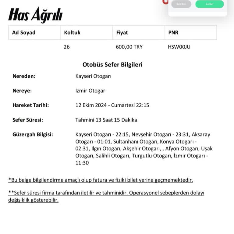 Otobüs Yolculuğunda Yaşanan Korkunç Deneyim