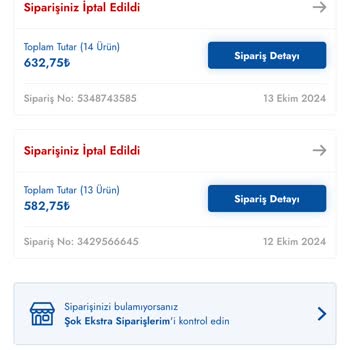 Sipariş Teslim Edilmiyor Ve Para İadesi Yapılmıyor