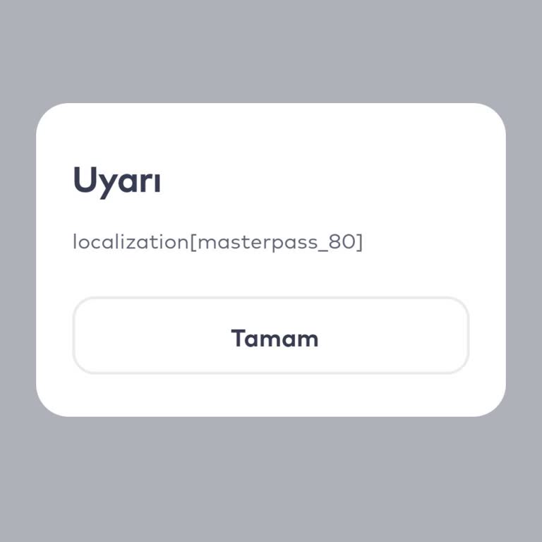 İstanbul Kart Uygulamasında Masterpass Hatası