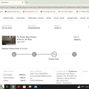 17 Gün Geçti, Köşe Koltuk Teslim Edilmedi Ve İade Talebine Dönüş Yok