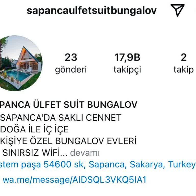 Ülfet Bungalov Şikayeti
