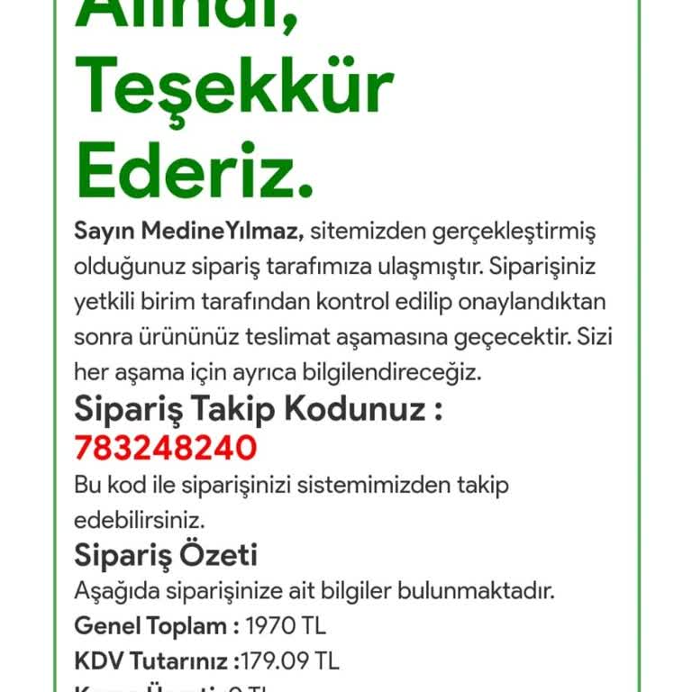 Ürünler Gelmedi, Para İadesi Yapılmadı