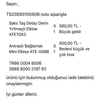 İade Ücreti Neden Hesabıma Geçmedi?