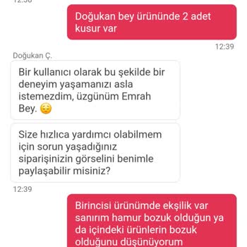 Yemek Sepeti'nde Eksik Pişmiş Pizza Ve Yetersiz Müşteri Hizmeti