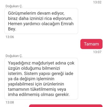 Yemek Sepeti'nde Eksik Pişmiş Pizza Ve Yetersiz Müşteri Hizmeti