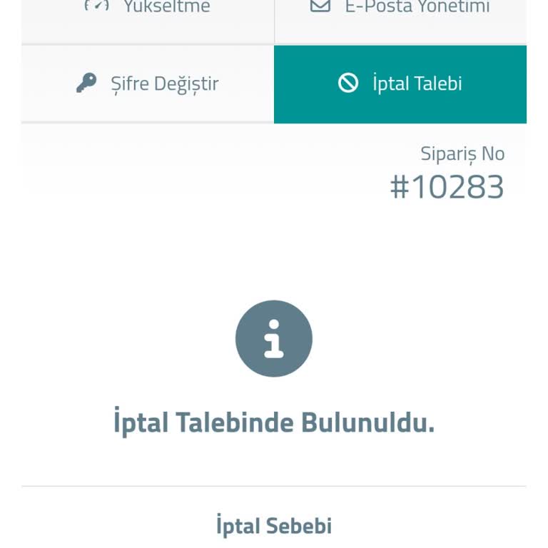 İptal Talebine Yanıt Alınamaması Ve Fatura Sorunu