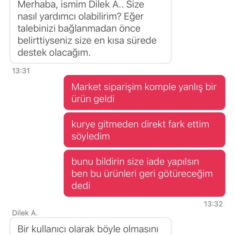 Yanlış Ürün Teslimatı Ve Uzun İade Süreci Mağduriyeti
