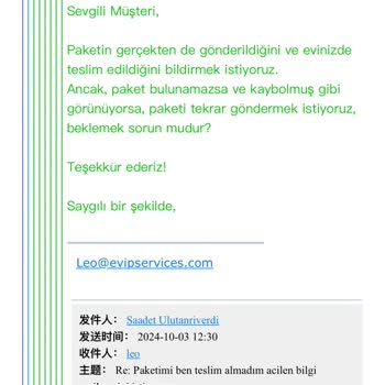 Siparişim Teslim Edilmedi: Otomatik Cevaplarla Oyalandım