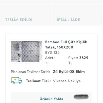 Vivense Teslimat Sorunu: Beklenen Süre Aşıldı