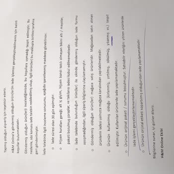 H&M Polarlar Yıkandıktan Sonra Renk Verdi