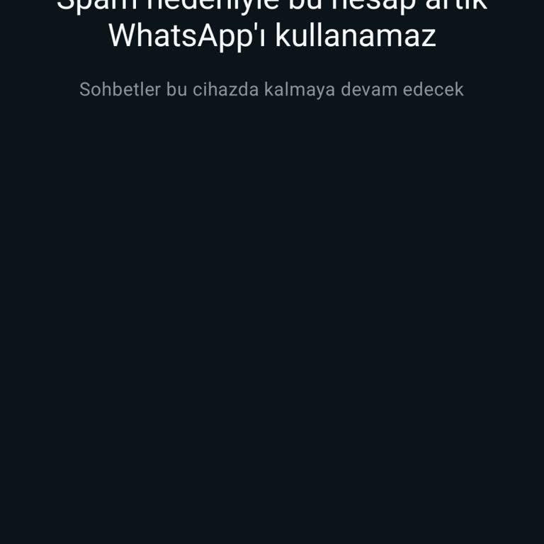 WhatsApp Hesabım Haksız Yere Engellendi