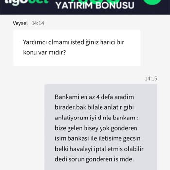 Ligobet'te Ödeme Sorunu: 2800 TL Hesaba Geçmedi