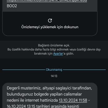 İnternet Kesintisi Ve Hizmet Sorunu
