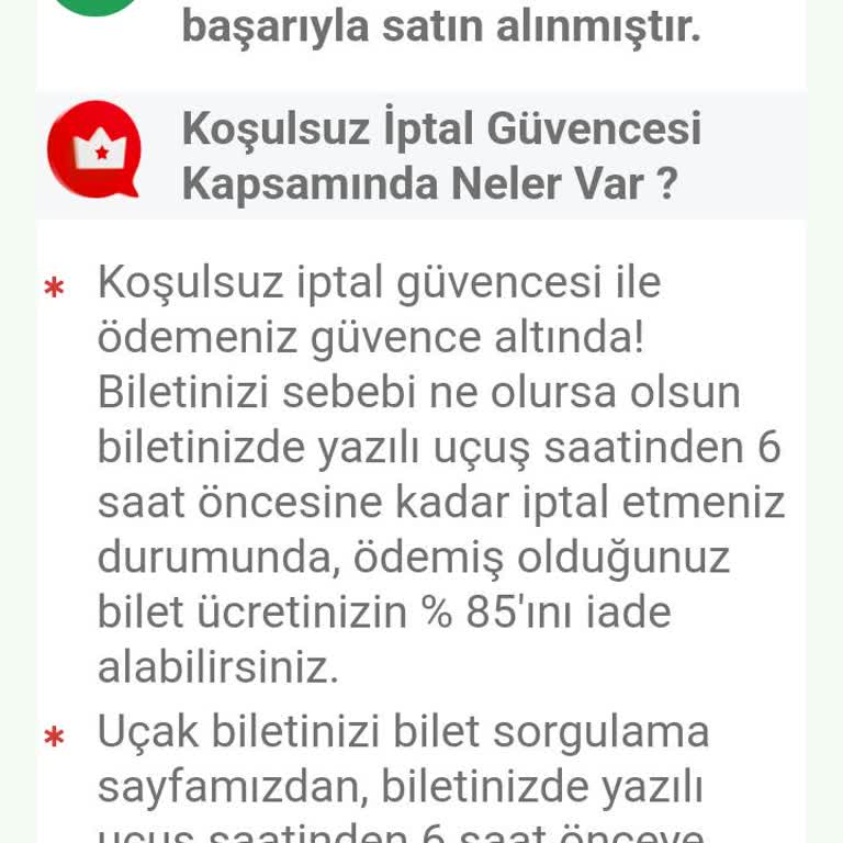 Bilet İptalinde Yaşanan Haksız Kesinti