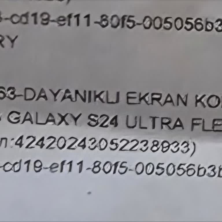 Teknosa'dan Alınan Hizmette Ekran Koruma Sorunu