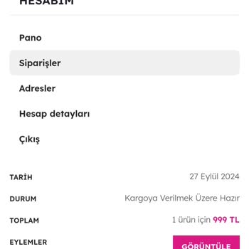 Sipariş Sonrası İletişim Sorunu Ve Ürün Teslimatı