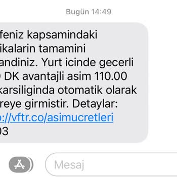 Vodafone'un Otomatik Paket Tanımlama Sorunu Ve Fahiş Fiyatlar