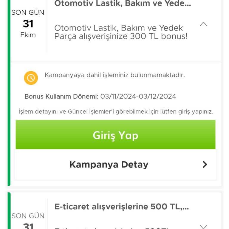 Kampanya Kuralları Yüzünden Mağduriyet Yaşadım