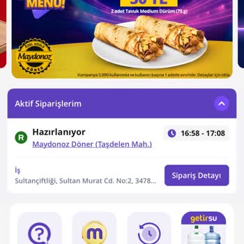 Getir Yemek'te Yanlış Ücretlendirme Şoku