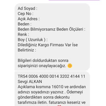Binnaz Butik'ten Sipariş Sonrası Mağduriyet