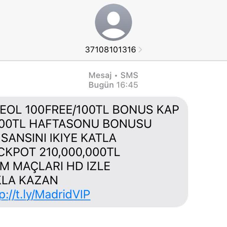 Vodafone'un İzinli Reklamları Kumar Mesajlarına Dönüştü