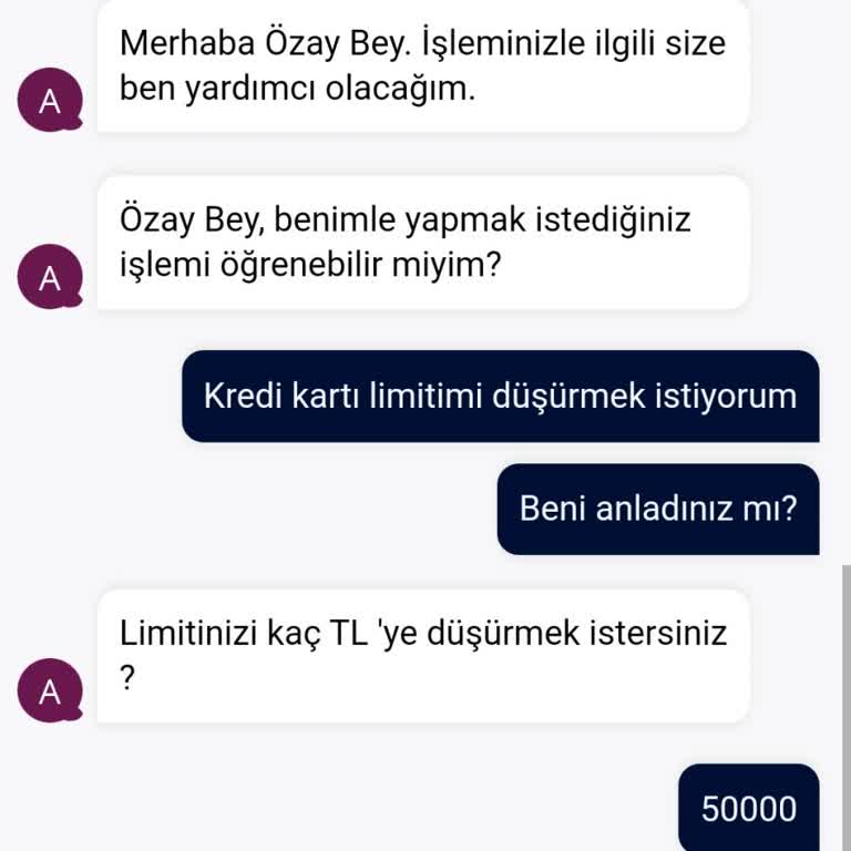 Kredi Kartı Limit Düşürme Talebine Yanıt Alınamıyor