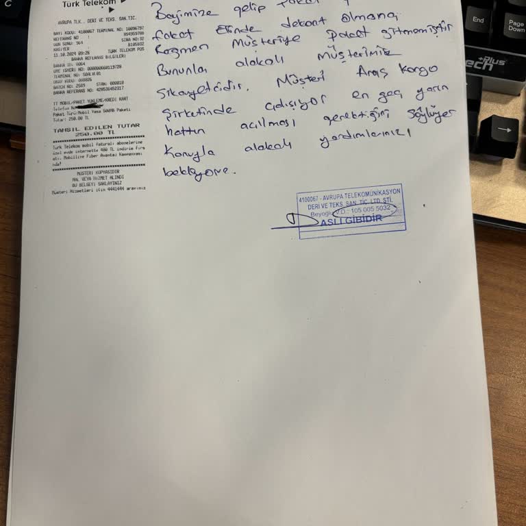 Yüklenmeyen Dakikalar Ve İletişim Sorunu