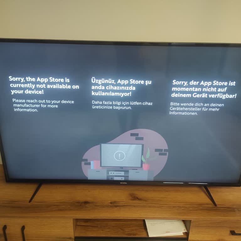Vestel TV'de App Store Erişim Sorunu